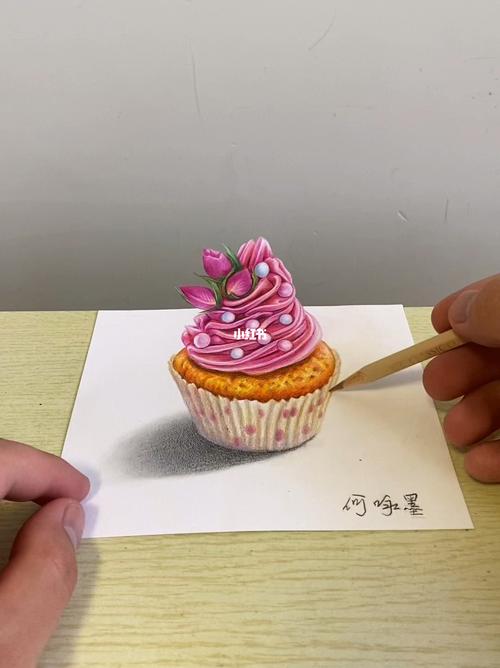 蛋糕的手绘画 蛋糕的手绘画法