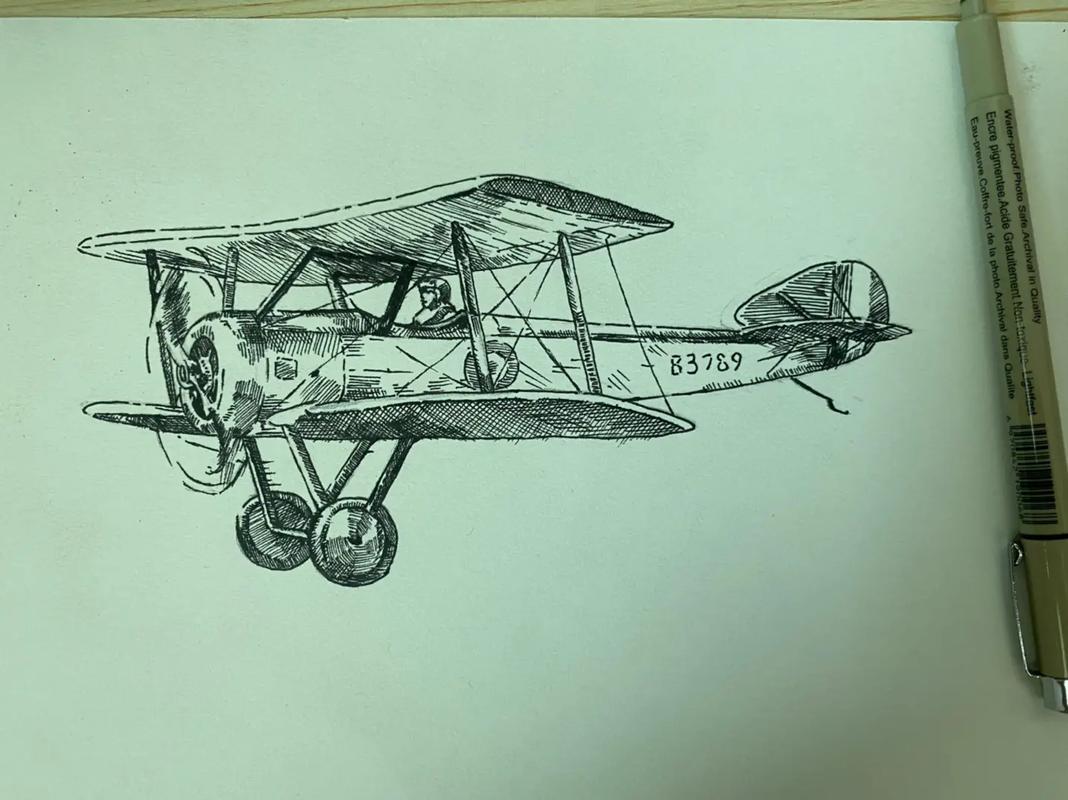 飞机手绘画 飞机手绘画大全